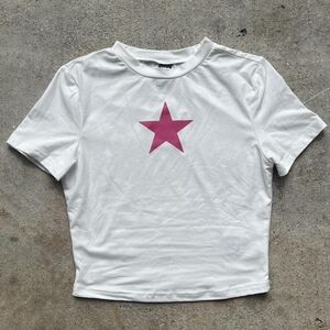 SHEIN Women's White Crop top